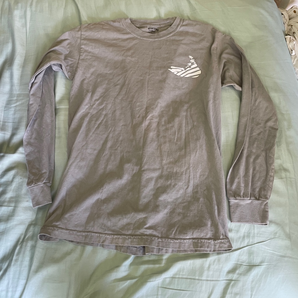 Beantown Brand Apparel Nantucket Bartlett Farm Longsleeve Gray Size S